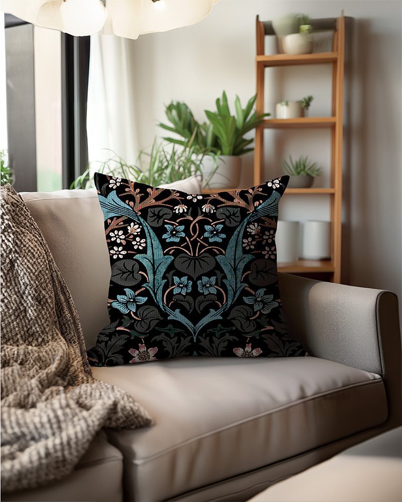 william morris decorative throw pillow