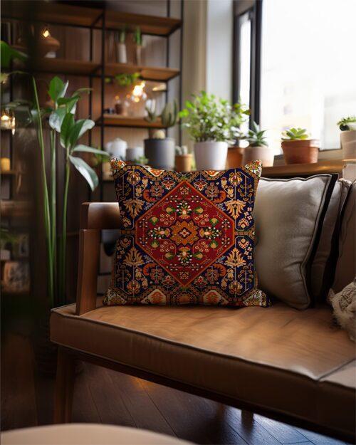 persian rug decorative throw pillow