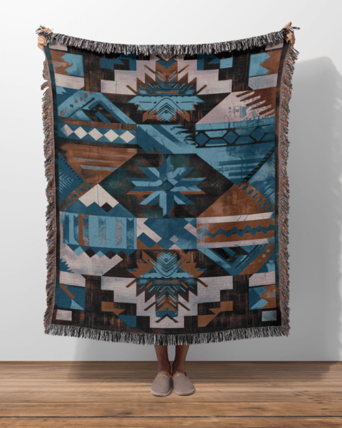 navajo native american woven blanket