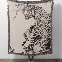 Sepia Vintage Asian Tiger